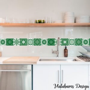 Azulejos autoadhesivos modelo Marruecos Verde