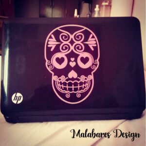 Vinilo Calavera Mexicana x3