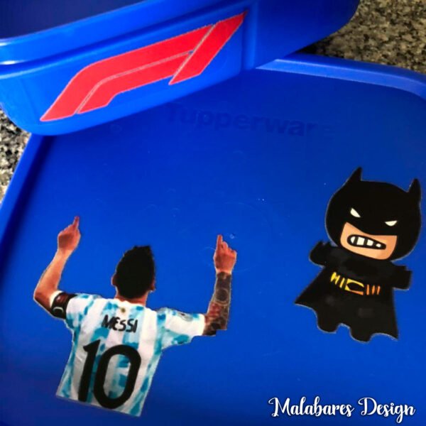 Calcos DTF Batman, Messi y F1