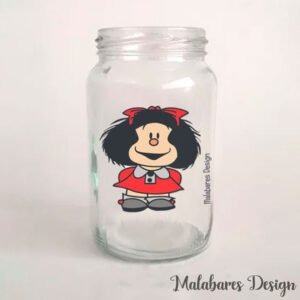 Etiquetas transparentes Mafalda