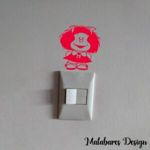 Vinilo para interruptor Mafalda